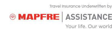 Travel Insurance underwritten by Mapfre Assistance